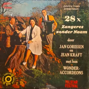 Pochette de Johnny Hoes presenteert: 28x Zangeres Zonder Naam de Jean Kraft