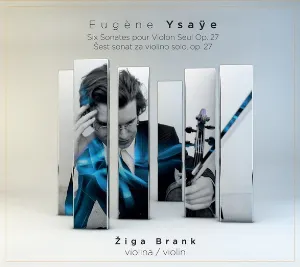 Pochette de Six Sonates pour violon seul, op. 27 de Eugène Ysaÿe