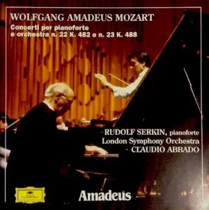 Pochette de Concerti Per Pianoforte E Orchestra N. 22 K. 482 / N. 23 K. 488 de Rudolf Serkin - London Symphony Orchestra - Claudio Abbado - Wolfgang Amadeus Mozart