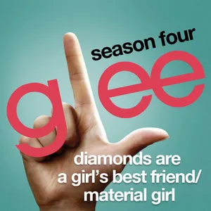 Pochette de Diamonds Are a Girl's Best Friend / Material Girl de Glee Cast