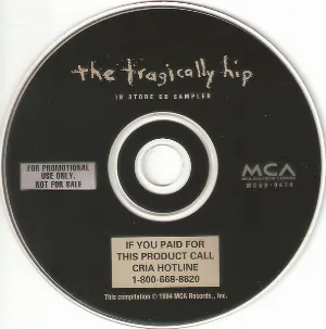Pochette de Retail In‐Store Sampler de The Tragically Hip