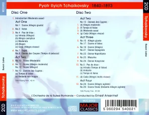 Pochette de Swan Lake de Pyotr Ilyich Tchaikovsky