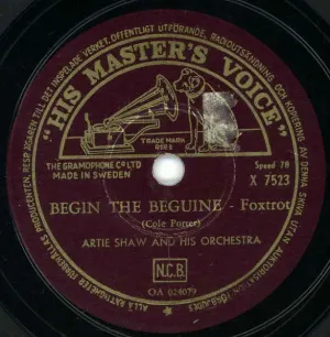 Pochette de Begin the Beguine / One Night Stand de Artie Shaw and His Orchestra
