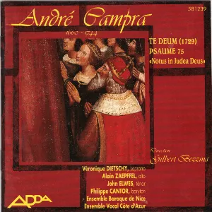 Pochette de Te Deum / Psaume 75 "Notus in Judea Deus" de André Campra
