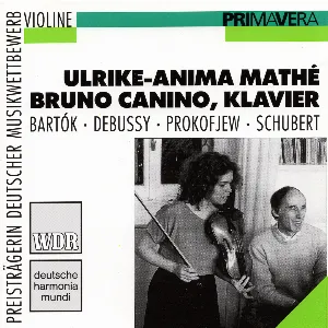 Pochette Bartók / Debussy / Prokofjew / Schubert