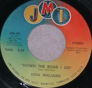 Pochette Down the Road I Go / She’s in Love With a Rodeo Man