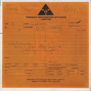 Pochette de I Don’t Remember de Peter Gabriel