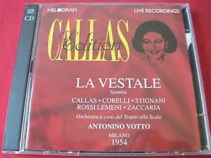 Pochette de La vestale de Antonino Votto - Franco Corelli - Maria Callas - Orchestra del Teatro alla Scala di Milano - Ebe Stignani - Coro del Teatro alla Scala di Milano - Giuseppe Verdi