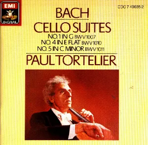 Pochette Cello Suites no. 1 in G BWV 1007 / no. 4 in E-flat BWV 1010 / no. 5 in C minor BWV 1011
