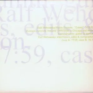 Pochette de Cases de Kevin Drumm