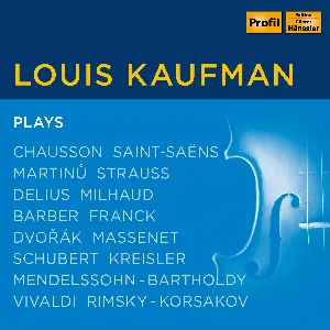 Pochette de Chausson, Vivaldi & Others: Works with Violin de Antonio Vivaldi - Ernest Chausson