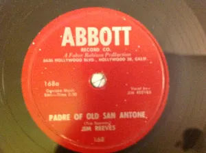 Pochette de Padre Of Old San Antone / Mother Went A-Walkin’ de Jim Reeves