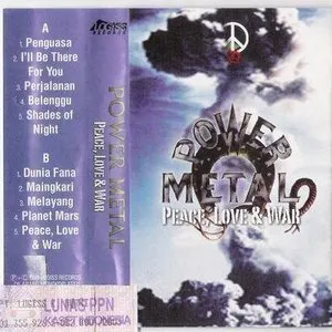 Pochette de Peace, Love & War de Power Metal