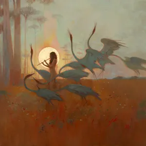 Pochette de Flamme jumelle de Alcest