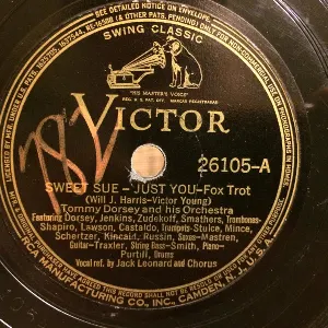 Pochette de Sweet Sue – Just You / Tin Roof Blues de Tommy Dorsey and His Orchestra