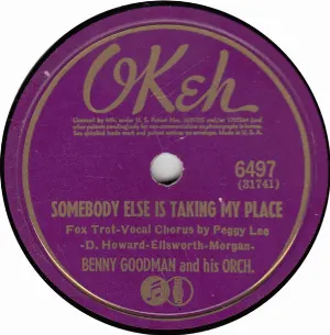 Pochette de Somebody Else Is Taking My Place / That Did It, Marie de Benny Goodman and His Orchestra