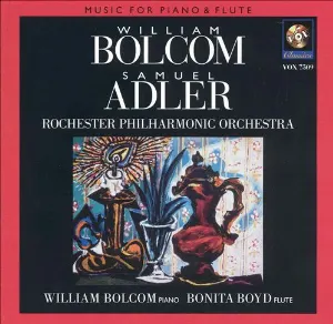 Pochette de Music for Piano and Flute de Rochester Philharmonic Orchestra - William Bolcom