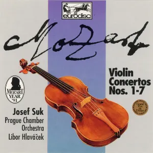 Pochette de Violin Concertos Nos 1-7 de Pražský komorní orchestr - Josef Suk - Wolfgang Amadeus Mozart