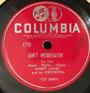 Pochette de Ain't Misbehavin' / 9:20 Special de Harry James and His Orchestra