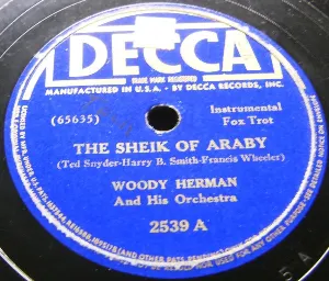 Pochette de The Sheik of Araby / Paleface de Woody Herman and His Orchestra