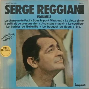 Pochette Serge Reggiani - Volume 3