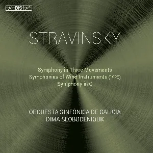 Pochette de Symphony in Three Movements / Symphonies of Wind Instruments (1920) / Symphony in C de Dima Slobodeniouk - Igor Stravinsky