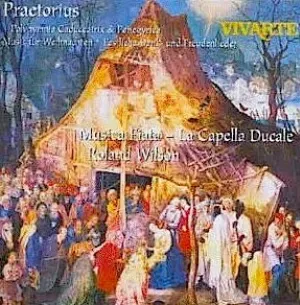 Pochette de Polyhymnia Caduceatrix & Panegyrica de Michael Praetorius - Musica Fiata - Roland Wilson