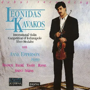 Pochette de Debut Recording de Leonidas Kavakos