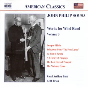 Pochette de Music for Wind Band, Volume 3 de Keith Brion - John Philip Sousa