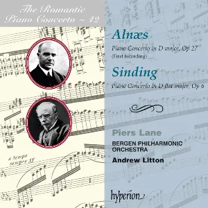 Pochette The Romantic Piano Concerto, Volume 42: Alnæs: Piano Concerto in D major, op. 27 / Sinding: Piano Concerto in D-flat major, op. 6