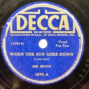 Pochette de When the Sun Goes Down / I Wish You the Best of Everything de The Ink Spots