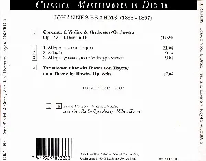 Pochette Concerto F. Violine & Orchestra, Op. 77