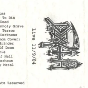Pochette de Live Tape #2 de Death