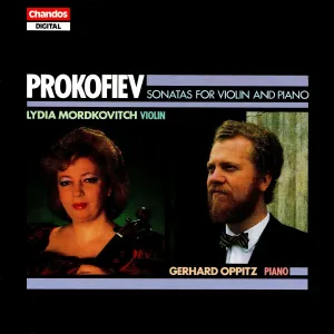 Pochette de Violin Sonatas nos. 1 & 2 de Lydia Mordkovitch - Sergei Prokofiev - Gerhard Oppitz