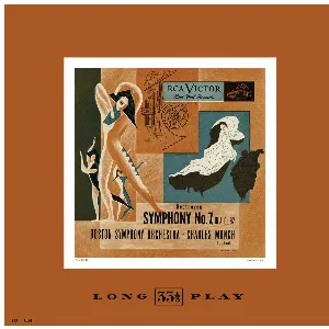 Pochette de Beethoven: Symphony no. 7 / Schubert: Symphony no. 2 de Ludwig van Beethoven - Charles Munch - Boston Symphony Orchestra - Franz Schubert