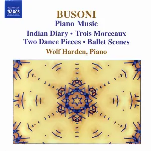 Pochette Piano Music: Indian Diary / Trois Morceaux / Two Dance Pieces / Ballet Scenes