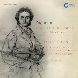Pochette de Paganini: Violin Concerto No. 1, Op. 6 & Cantabile, Op. 17 de Orchestre de la Société des Concerts du Conservatoire - Niccolò Paganini