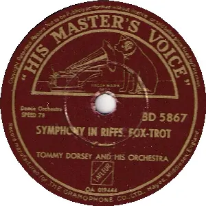 Pochette de Symphony in Riffs / Hawaiin War Chant de Tommy Dorsey and His Orchestra