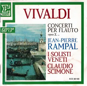 Pochette Concerti per flauto, opus X