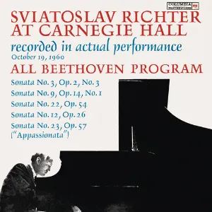 Pochette Sviatoslav Richter at Carnegie Hall: All Beethoven program recorded in actual performance October 19, 1960