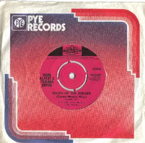 Pochette de South of the Border / Up Cherry Street de Herb Alpert & the Tijuana Brass