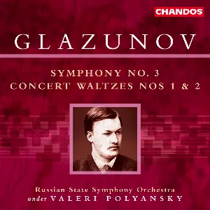 Pochette de Symphony no. 3 / Concert Waltzes nos. 1 & 2 de State Symphony Capella of Russia - Alexander Glazunov - Valery Polyansky