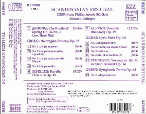 Pochette de Scandinavian Festival de Richard Edlinger - Štátna filharmónia Košice