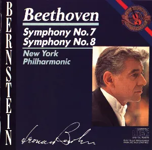 Pochette de Symphonies Nos. 7, 8 de Ludwig van Beethoven - New York Philharmonic - Leonard Bernstein