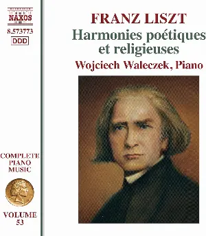 Pochette de Complete Piano Music, Volume 53: Harmonies poétiques et religieuses de Franz Liszt