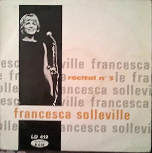 Pochette de Récital n°3 de Francesca Solleville