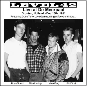 Pochette de Live At De Meerpaal Dronten, Holland - Dec 10th, 1981 de Level 42