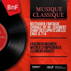 Pochette de Beethoven: Fantaisie chorale, Op. 80 - Schubert: Chant des esprits sur les eaux, D. 714 (Mono Version) de Wiener Symphoniker