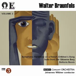 Pochette Volume 2: Symphonic Variations on a French Children’s Song / Sinfonia Brevis / Suite from Der Gläserne Berg