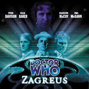 Pochette de Doctor Who: Zagreus de Peter Davison - Colin Baker - Sylvester McCoy - Alan Barnes - Paul McGann